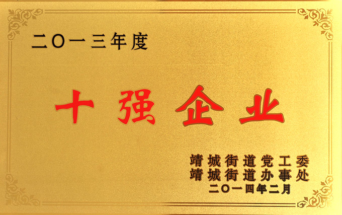 十強企業(yè)